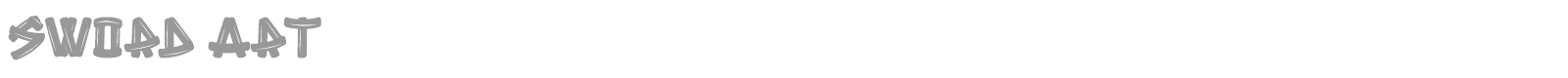 Sword Art font preview